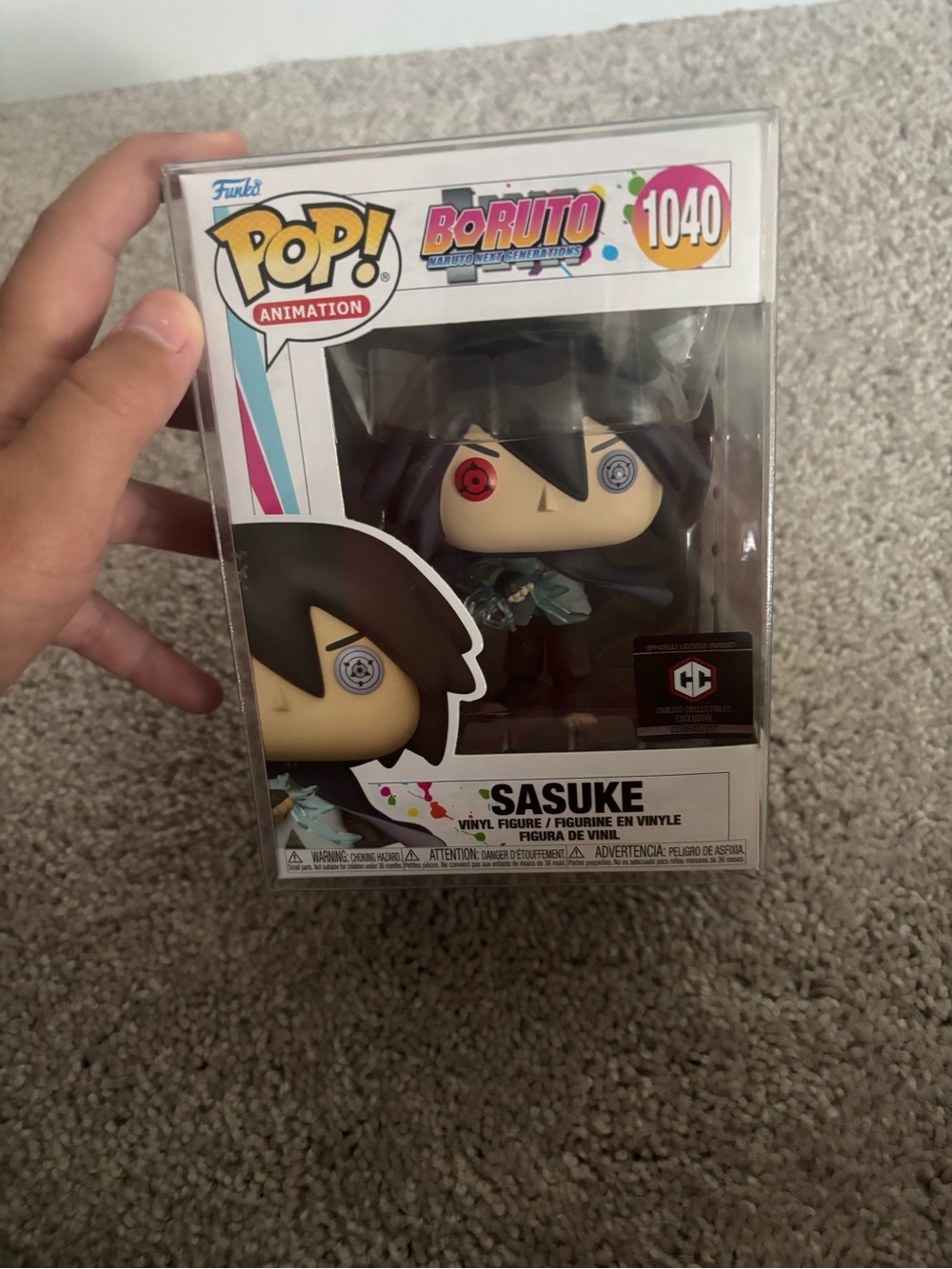 Funko Animation Boruto Sasuke Vinyl Figure - Black Hair (Exclusive and rare!)